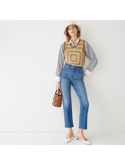J.Crew High-rise '90s classic straight-fit jean in Hanger wash