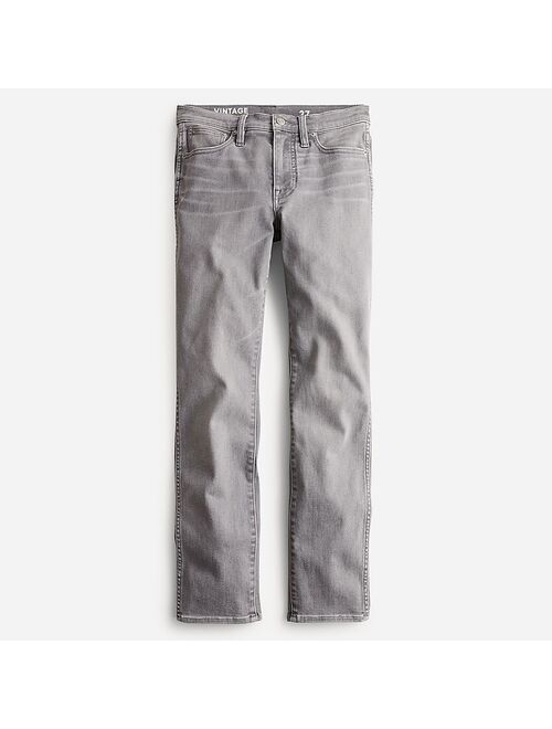 J.Crew 9" vintage slim-straight jean in Grey Dove wash