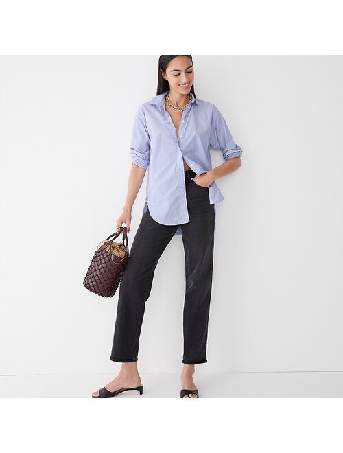 J.Crew High-rise '90s classic straight jean in Charcoal wash
