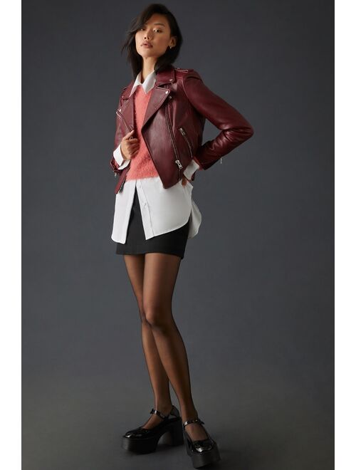 Lamarque Donna Leather Moto Jacket