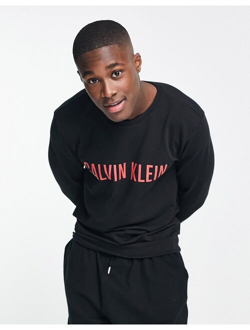 Calvin Klein Intense Power Lounge sweatshirt in black