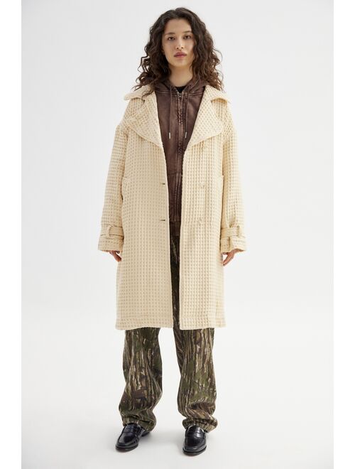 Urban Outfitters UO Emma Waffle Trench Coat