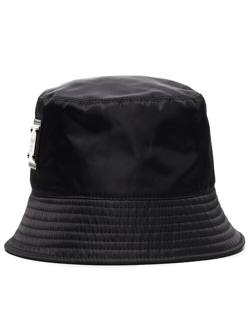 Dolce & Gabbana logo plaque bucket hat