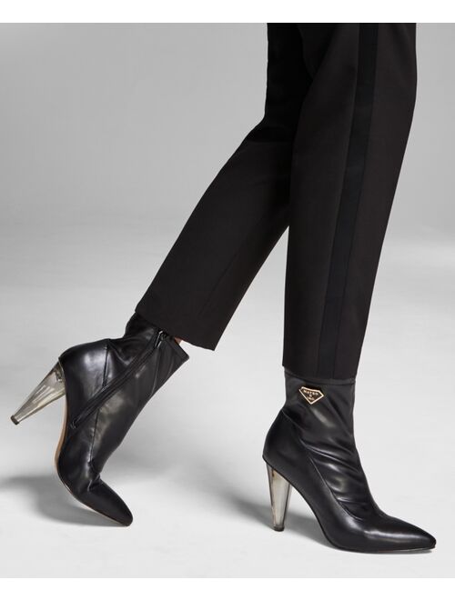 INC INTERNATIONAL CONCEPTS Mateo for INC Women's Luisa Stretch Booties, Created for Macy's