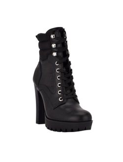 Women's Talore Heeled Hikers Lug Sole Lace Up Bootie
