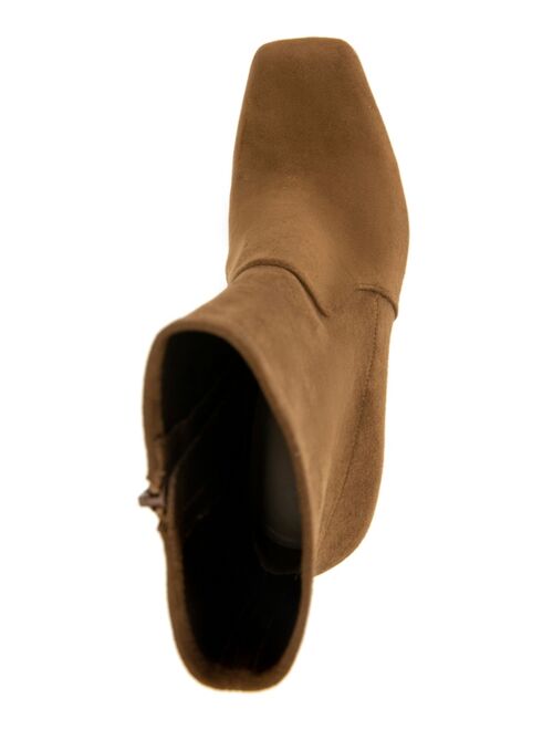 KENNETH COLE NEW YORK Women's Jax Block Heel Stretch Boots