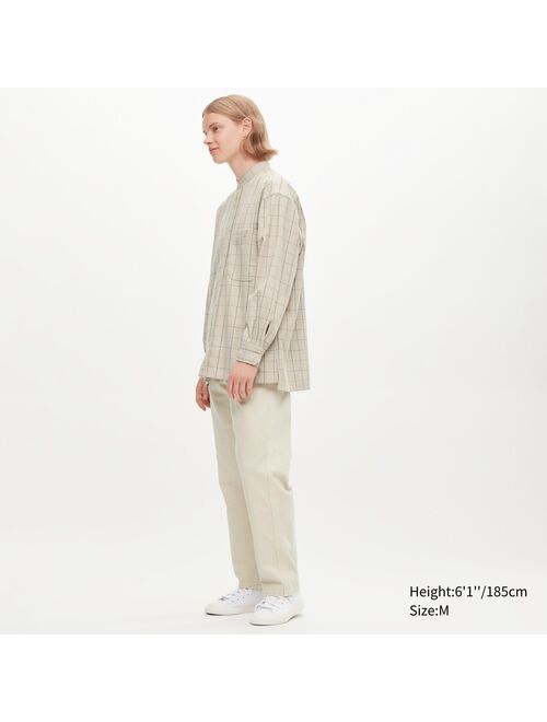 UNIQLO U Flannel Oversized Checked Long-Sleeve Shirt