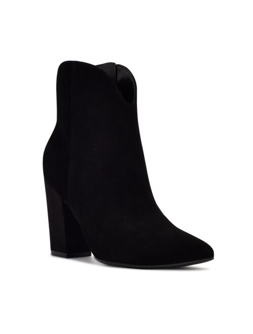 NINE WEST Women's Ghost Ankle Pointy Toe Booties