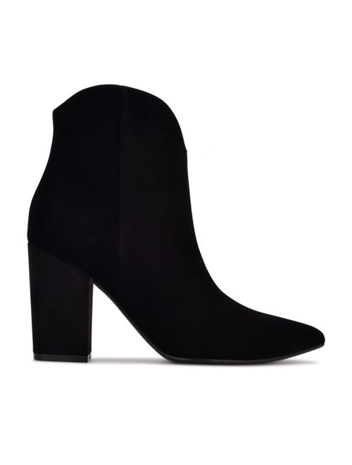 NINE WEST Women's Ghost Ankle Pointy Toe Booties