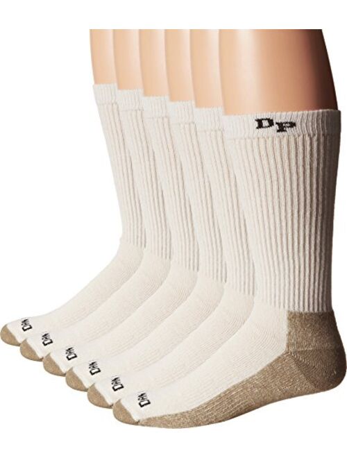 Dan Post Dan Post Work & Outdoor Socks Mid Calf Mediumweight Steel Toe 6 pack