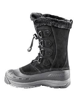 Baffin Chloe | Women's Boots | Mid Height | Available in Black, Charcoal, Taupe color | Perfect for snow-covered terrains