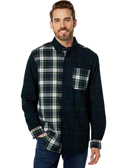 L.L.Bean Scotch Plaid Flannel Traditional Fit Shirt
