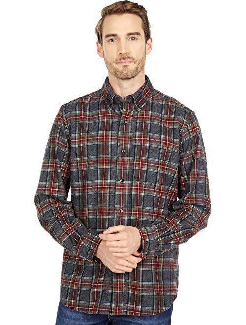 L.L.Bean Scotch Plaid Flannel Traditional Fit Shirt