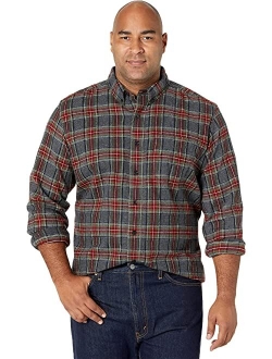 Scotch Plaid Flannel Traditional Fit Shirt - Tall
