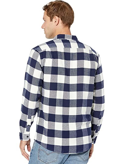 L.L.Bean Organic Flannel Shirt Slightly Fitted Regular