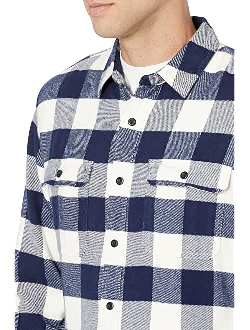 L.L.Bean Organic Flannel Shirt Slightly Fitted Regular