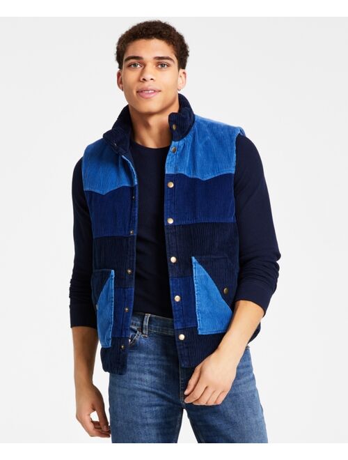 SUN + STONE Men's Daniel Corduroy Vest, Created for Macy's