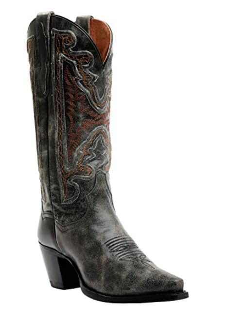 Dan Post Women's Atomic Vintage Embroidered Tall Western Boot Snip Toe - Dp80175