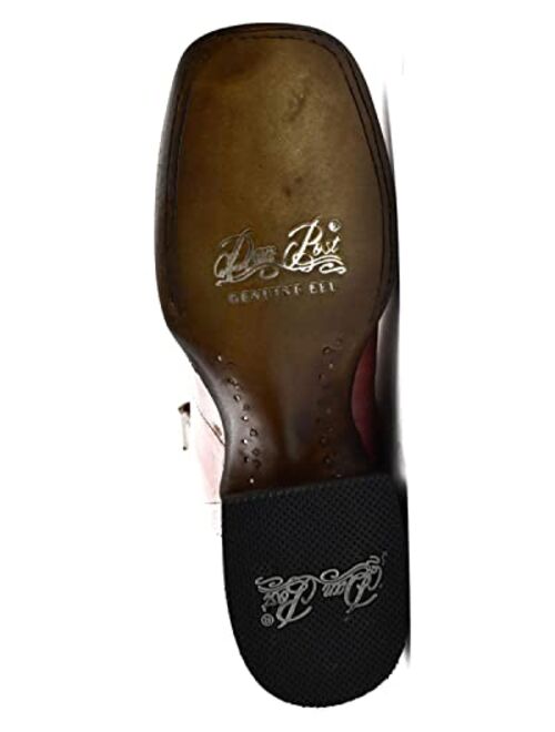 Dan Post Women's EEL Peanut Exotic Western Boot Snip Toe - Dps712