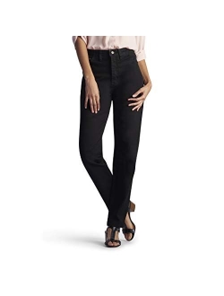 Women's Relaxed-fit Side Elastic Tapered-leg Jean