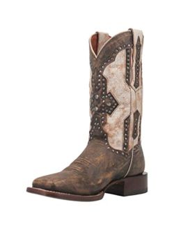 Women's Darby Western Boot Broad Square Toe