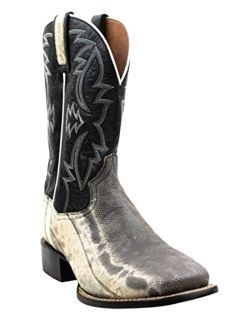 Men's Kauring Snake Exotic Western Boot Broad Square Toe - Dps706