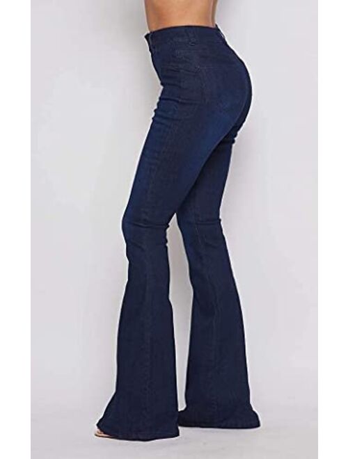 SOHO GLAM High Waisted Stretchy Bell Bottom Jeans