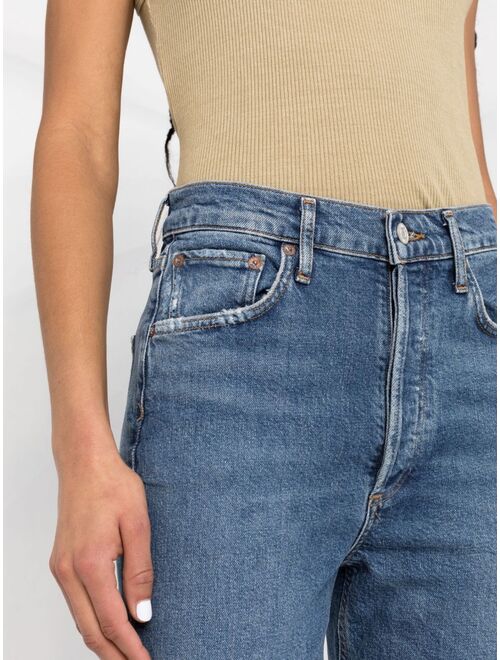 Agolde cropped denim jeans