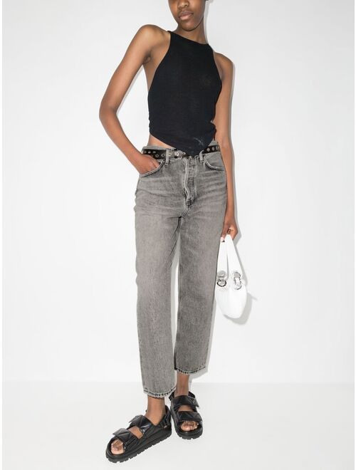 AGOLDE 90s high-waisted cropped jeans