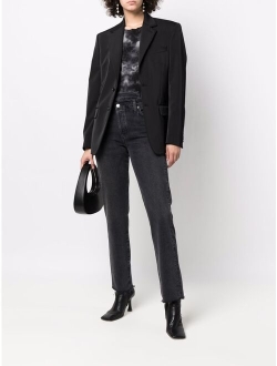 Criss Cross straight-leg jeans