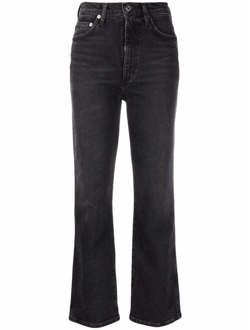 AGOLDE high-rise flared jeans