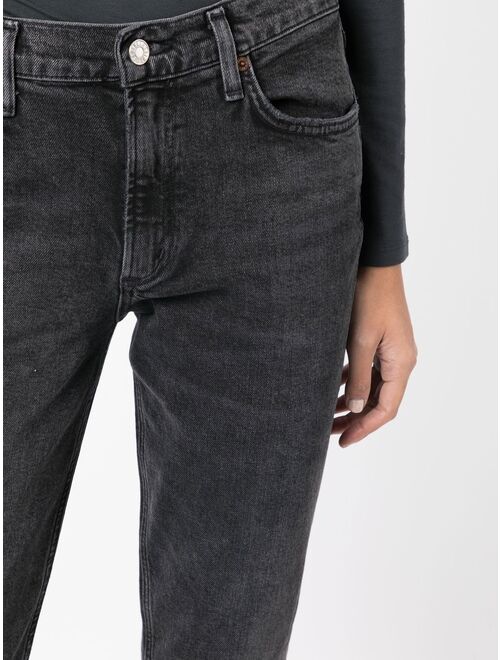 AGOLDE Lyle low-rise slim-cut jeans
