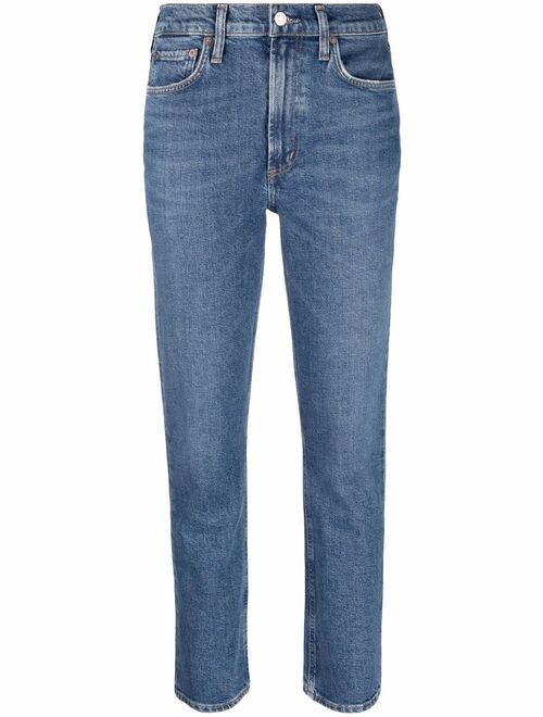 AGOLDE high-rise straight-leg jeans