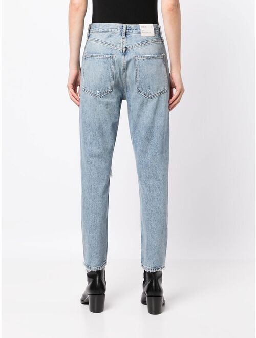AGOLDE distressed cropped jeans