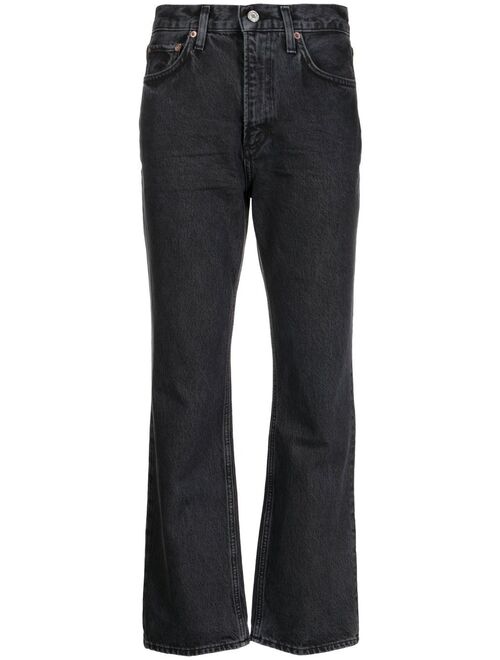 AGOLDE high rise bootcut jeans