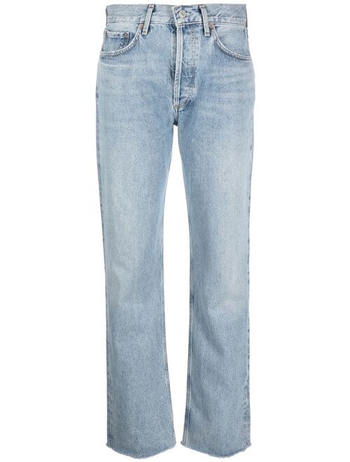 Agolde mid-rise straight-leg jeans