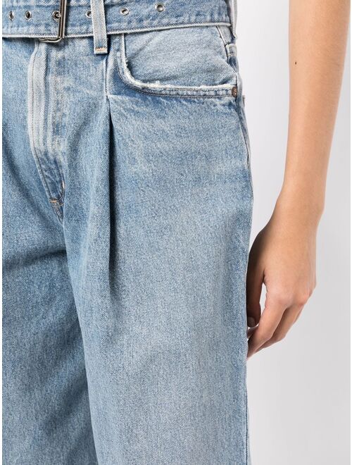 AGOLDE high-waisted wide-leg jeans