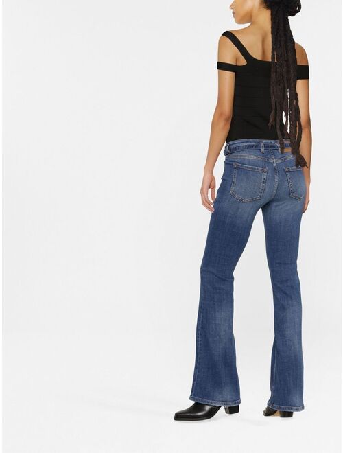 PINKO belted flared jeans