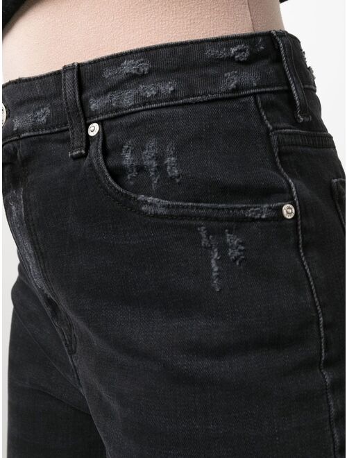 PINKO straight-leg distressed jeans