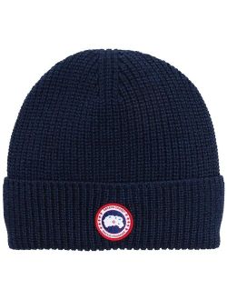Canada Goose Arctic Disc ribbed-knit beanie