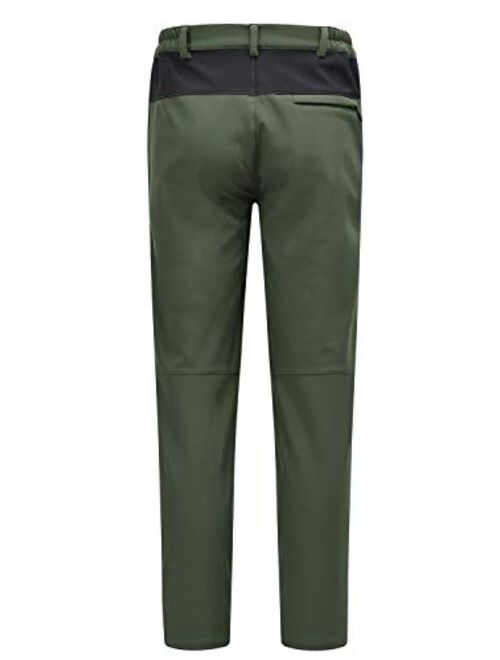 Rdruko Women's Waterproof Windproof Fleece Lined Warm Hiking Ski Snow Insulated Pants