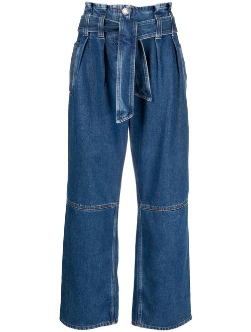 PINKO wide-leg tied jeans