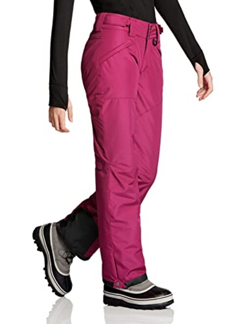 TSLA Women's Winter Snow Pants, Waterproof Insulated Ski Pants, Ripstop Snowboard Bottoms