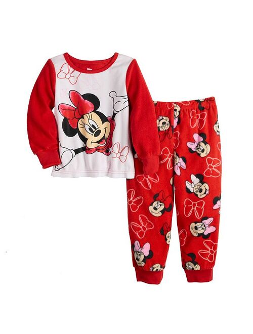 Licensed Character Disney's Minnie Mouse Toddler Girl "Minnie Wow 2" Pajama Set