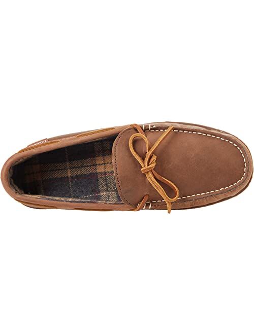L.L.Bean Hand Sewn Slippers Flannel-Lined