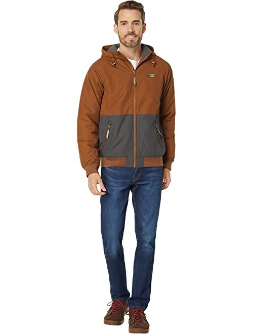 L.L.Bean Insulated Bomber Hoodie Color-Block