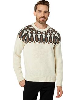 Classic Raggwool Crew Sweater Yoke Fair Isle