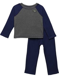Fitness Fleece Long Sleeve Tee/Pants Set Color-Block (Toddler)