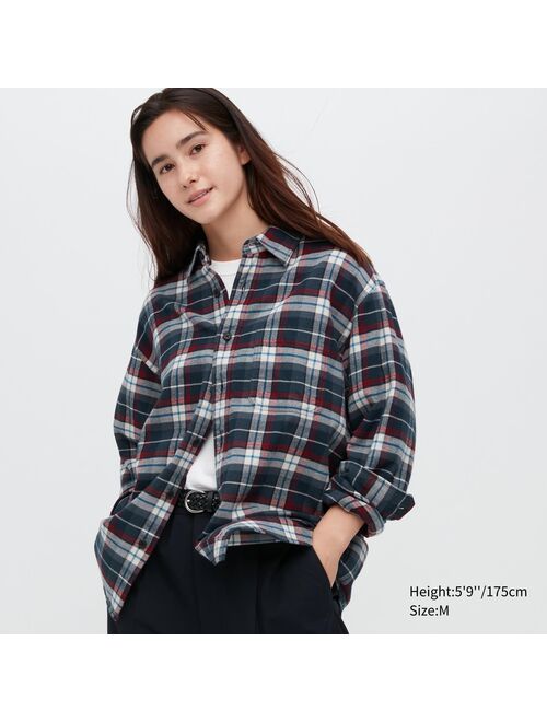 UNIQLO Flannel Checked Long-Sleeve Shirt