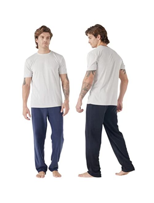 Sova Men's 2-Pack Ultra Comfy Fit Micro Fleece Pajama Pants